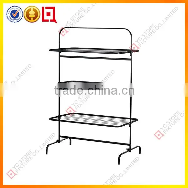 Stainless and customized steel display rack for accessories