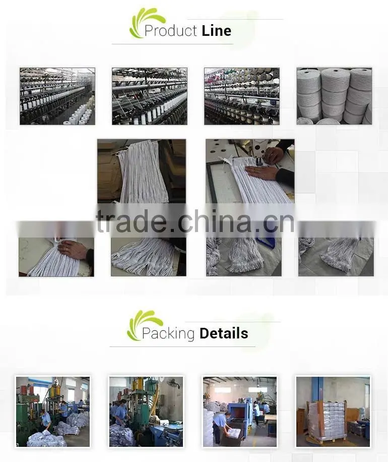 HB-162011 loop end wet mop head with tailband