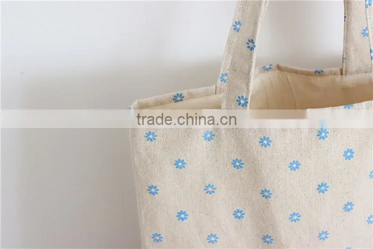 Wholesale Printing design linen shopping bag