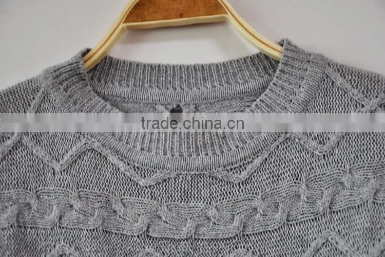 Sweater Dress Women Grey Lace Skirt Jumper Sweaters