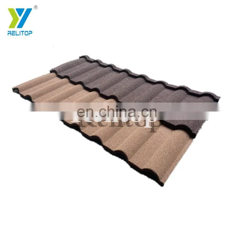 Milano Grey Stone Coated Metal Roofing Cottages For Resort Galvanized Steel Roofing Direct Sale Distribution From Manufacturer