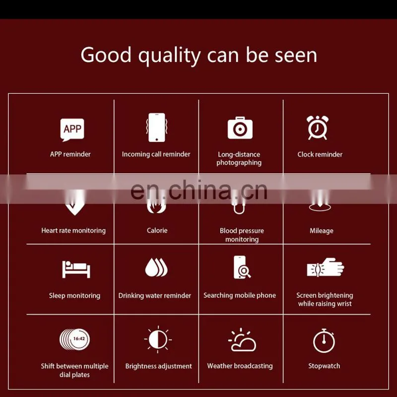 SANDA E3 Branded Watches Temperature Alarm Heart Rate Clock Sport Adult Android Smart Watch