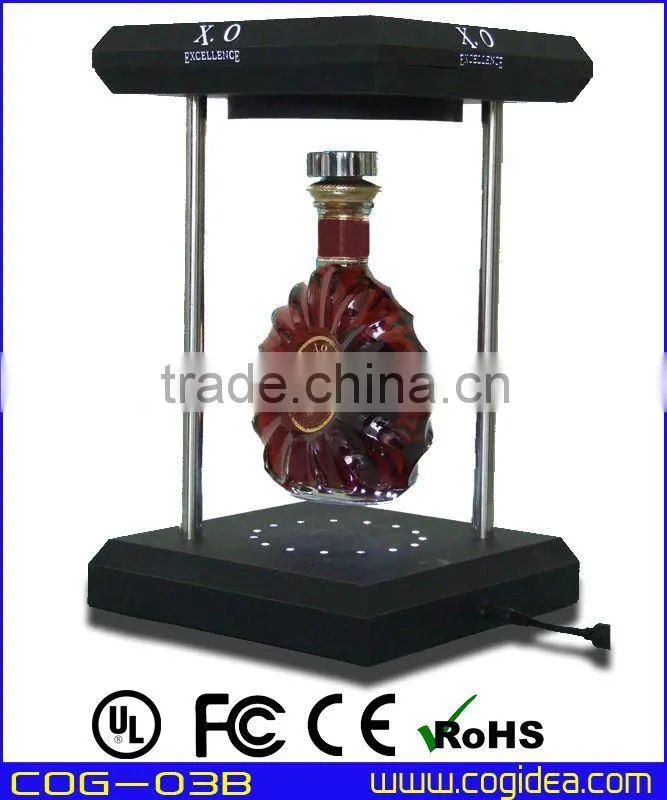 LED lighting logo magnetic levitation