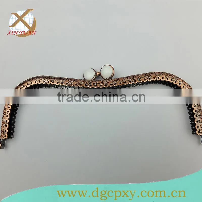 high quality fashion handbags and purse metal frame