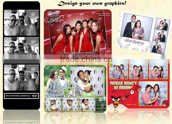 Instant Photo Booth Kiosk With 3D Software