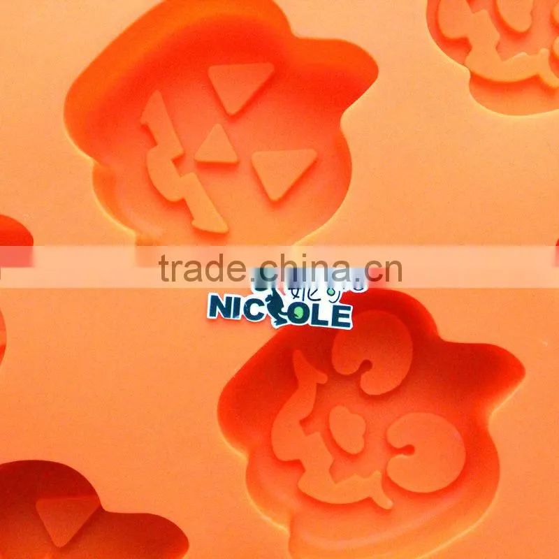 silicone rubber baking mould Hallowmas pumpkin cake mould All Saint's Day Mould silicone cookie mould tray B0142