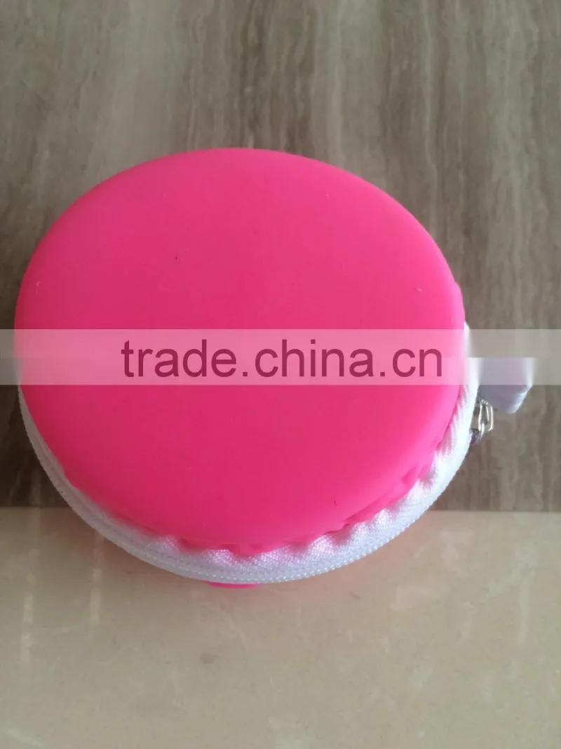 High quality Promotional Silicone Cheap Macarons Wallet