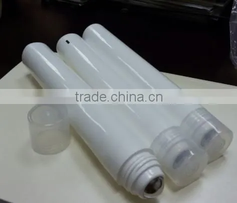 110ml massage soft tube container with stainless steel roller ball