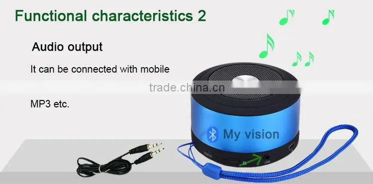 Bluetooth 3.0 Mini Portable Wireless Stereo Bluetooth Speaker with TF Card supported