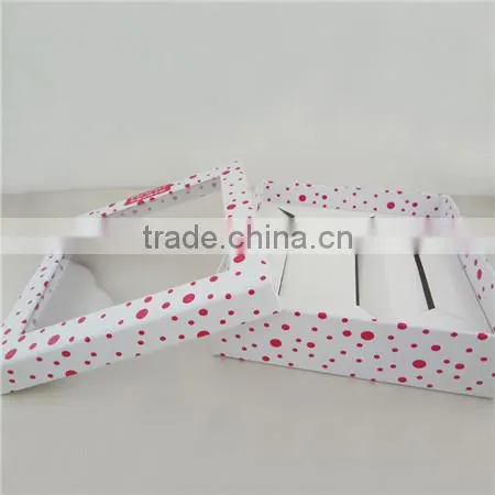 2014 new custom gifts & crafts cardboard box with clear window