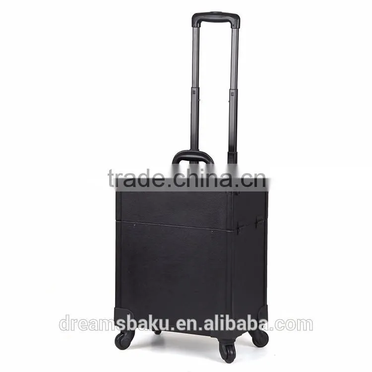 Professional Travel Trolley Rolling luggage Cosmetic beauty makeup case