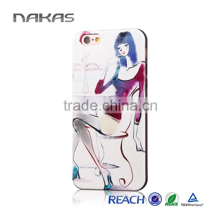 Wholesale cute IML tech mobile phone cover for q