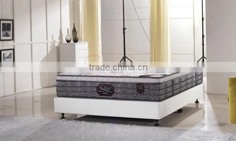 Bonnel spring pillow bamboo king size mattress ML2014-8