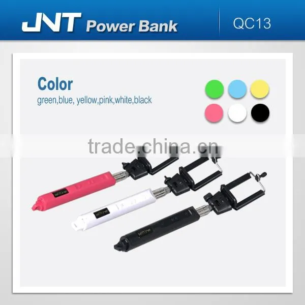 Rechargeable Focus bluetooth selfie stick,wireless bluetooth monopod QC13