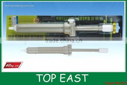 High quality Solder Sucker Desoldering Vacuum Pump Solder Removal Tool Blue