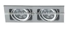 Double 6X1W LED downlight