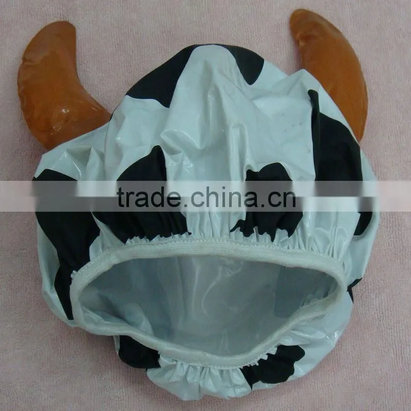 Cartoon children bath shower cap