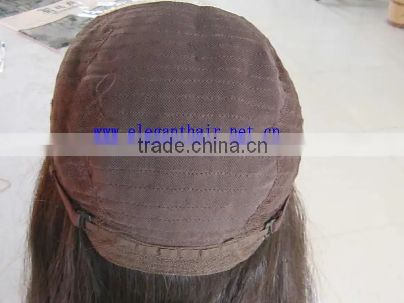 Top quality Silk Top Glueless Full Lace Wig 100% Virgin European Hair Jewish Wig