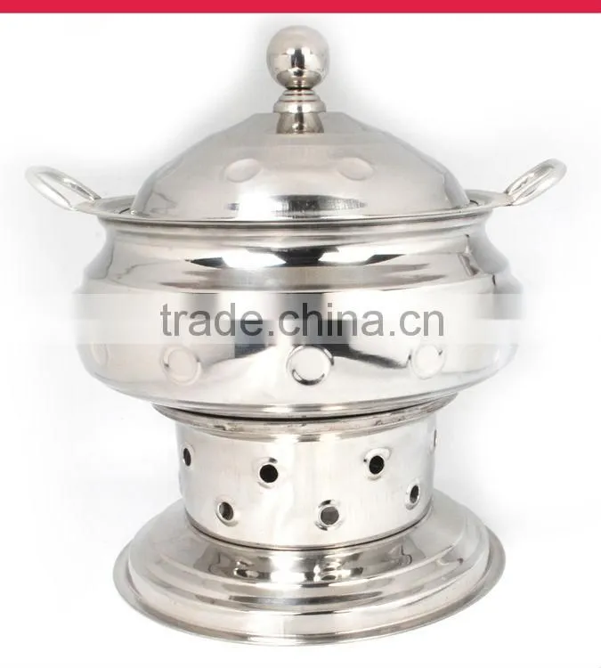 Steel Cheffing Dish, Wedding & Party utensils, food serving dish, hot keeping dish, Catering item, Hotel & Restaurant utensils