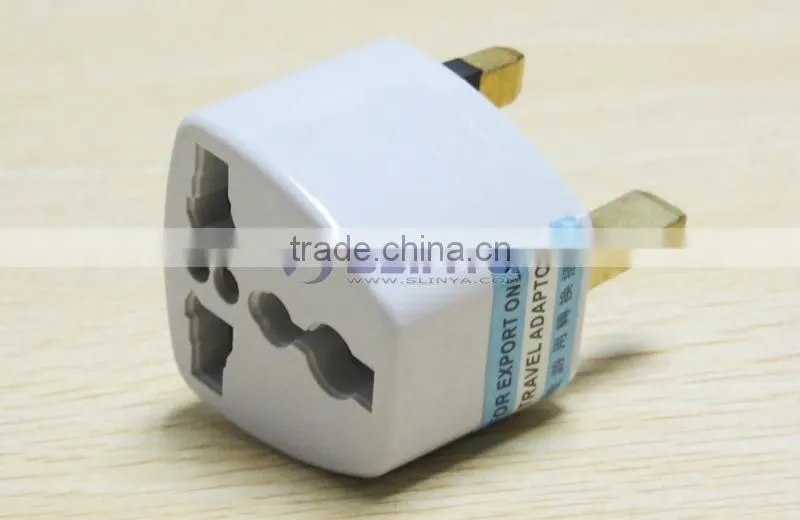 Wholesales Cheap Price AU US EU to UK Adapter Converter 3 Pin AC Power Plug Adaptor Connector