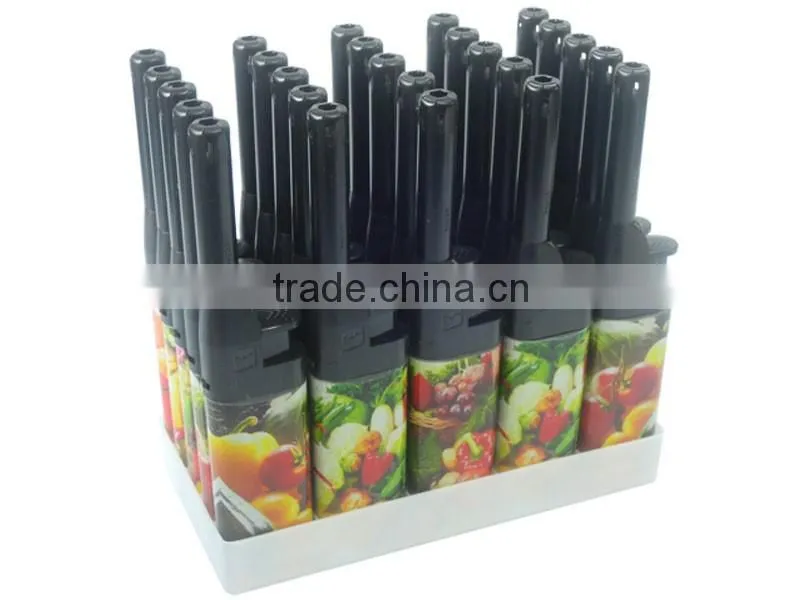 cheap price and best quality refillable BBQ lighter, gas kitchen lighter with different pictures