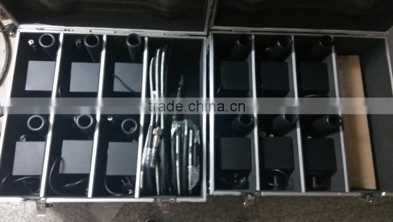 professional stage effect equipment co2 jet machine, DMX co2 jet machine with flycase 90v-240v EU/US plug,