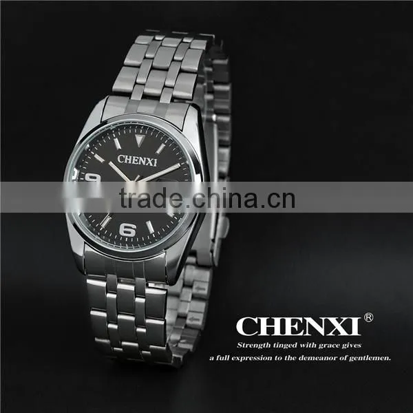 CHENXI Watches Wholesale 003-8J Black White Quartz Japan Movt Gift Watch Box OEM ODM Stainless Steel Watches Women