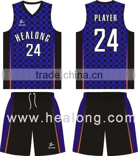 100%polyester sublimation new style basketball jersey