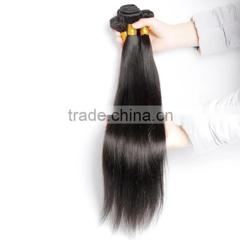 Alibaba Cheap Raw Peru Human Hair Extension, Remy Straight Human Hair Weaving, Strong Double Drawn Weft