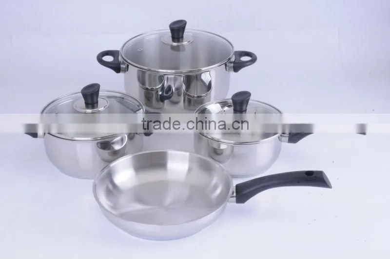 18/8 Stainless Steel 7PCS COOKWARE