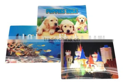 2016 new design Cheap Souvenir Gifts Printing 3D Lenticular Postcard