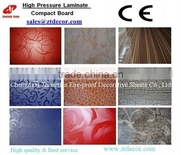 Hpl board (woodhrain series) high pressure laminate /compact lamiante