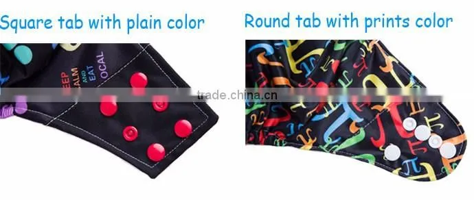 Reusable cloth babies diapers washable breathable OEM nappies wholesale