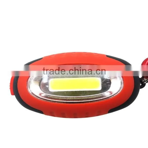 COB LED Keychain Light Compact LED Flashlight With Keychain With Magnet