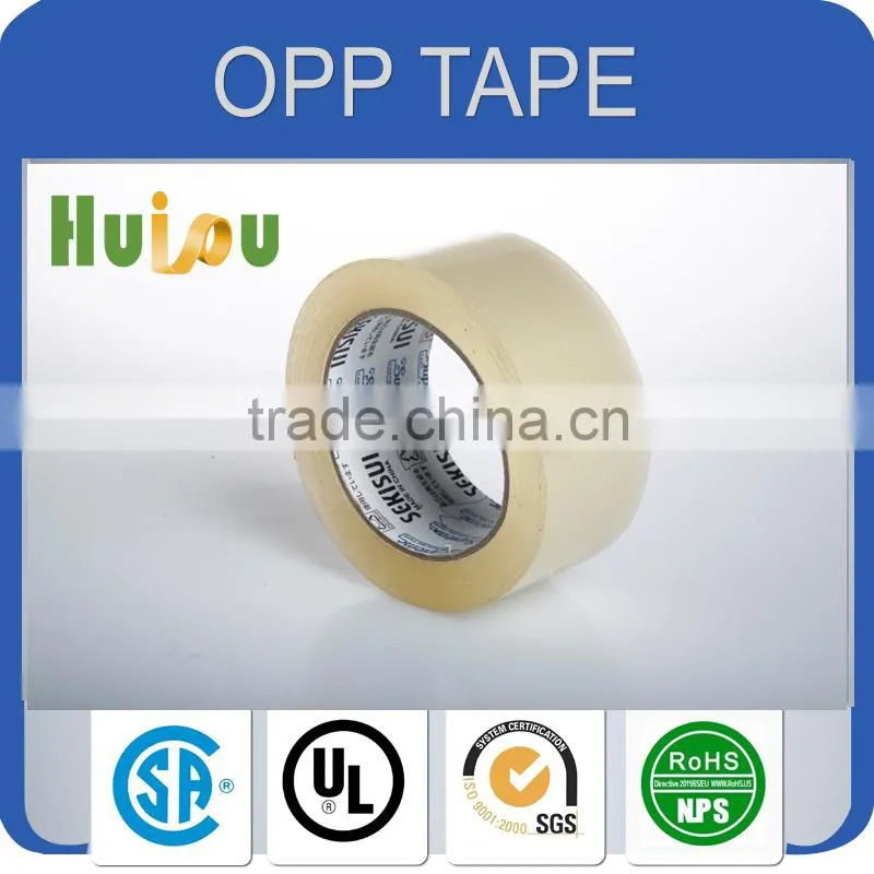 Good adhesion carton sealing opp print packaging tape