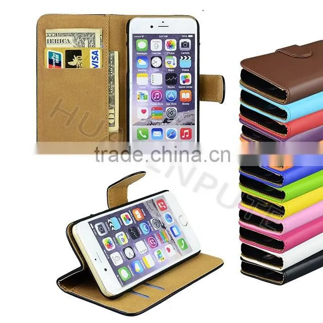 Factory Price !!! Leather Fip Case For iPhone 6 , Mobile Case Fip Leather Case for iPhone 6