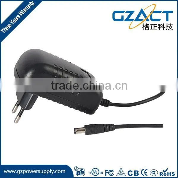 Factory direct ac/dc 36W wall mounted power supply with high efficiency