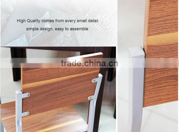 B0828 dining room furniture / square dining table with 4 chairs / new classic wooden dining room set