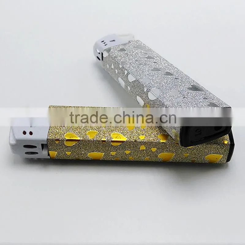 Flash sticker rechargable lighters car cigarette homemade lighter