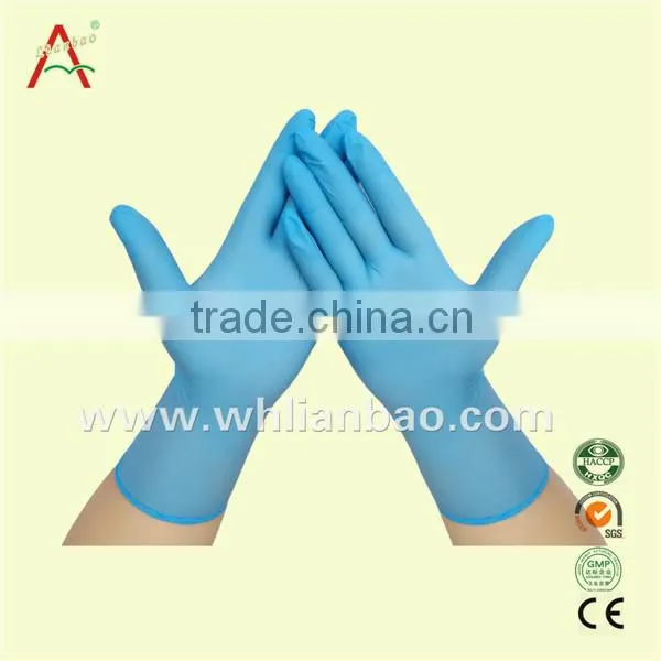 cleanroom disposable nitrile glove