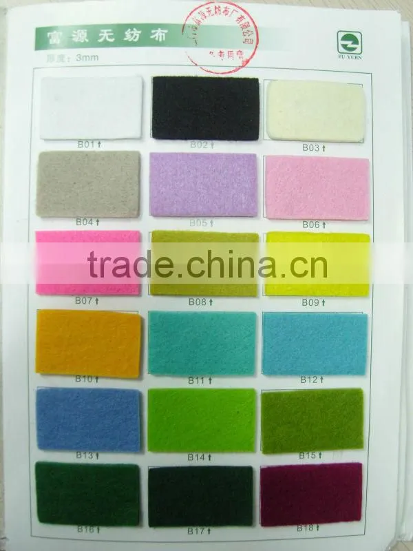 3mm Polyester nonwoven fabric in roll