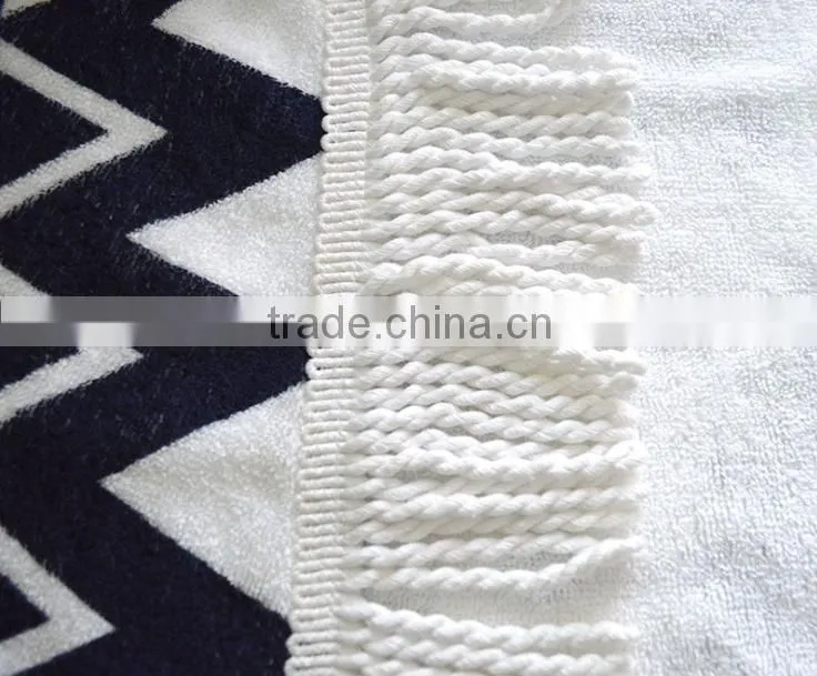 custom printing round beach towel for the European market