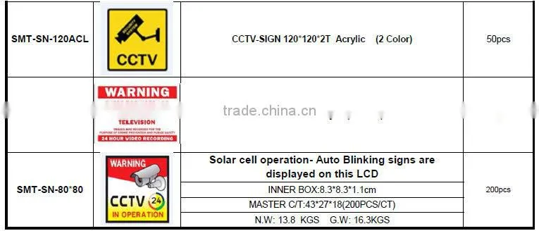 Imitation camera/Fake camera with LED flash light Dome Dummy camera (SMT-CA-05)
