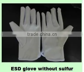 ESD Glove Without Sulfur (factory direct sale) 'J"