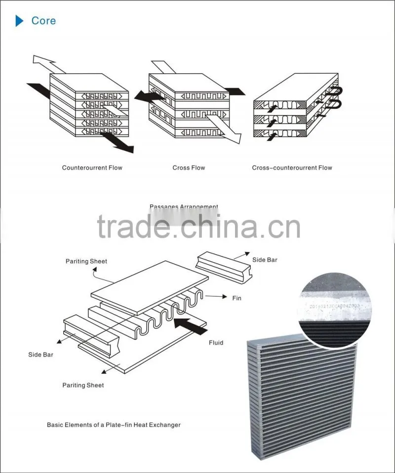 engineering construction concrete mixer aluminum oil cooler