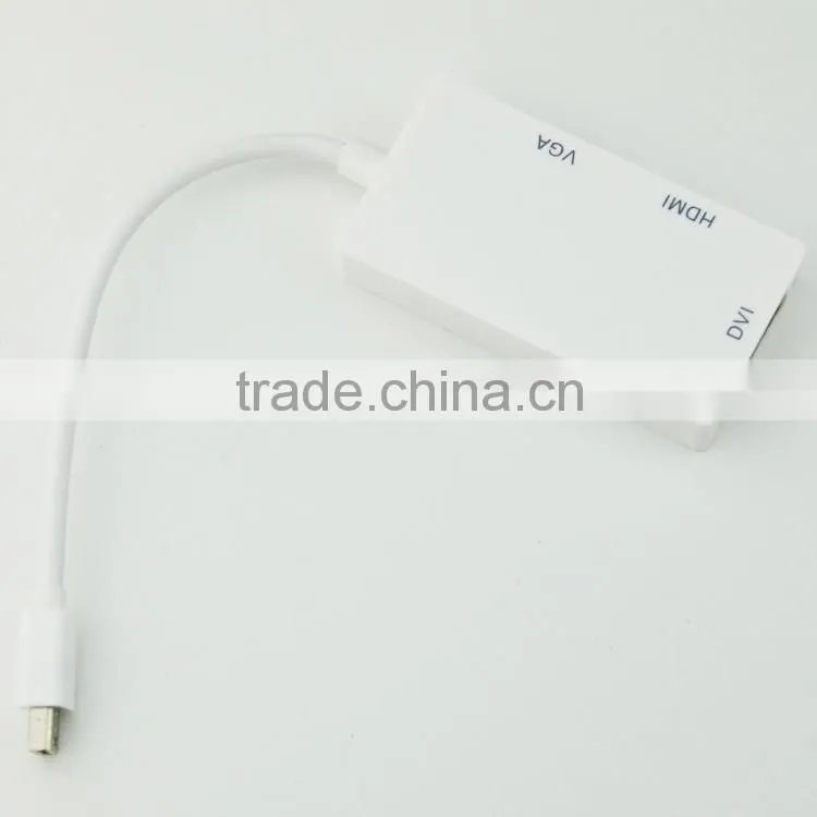 Custom made mini dp to dvi vga converter with high speed data transmission