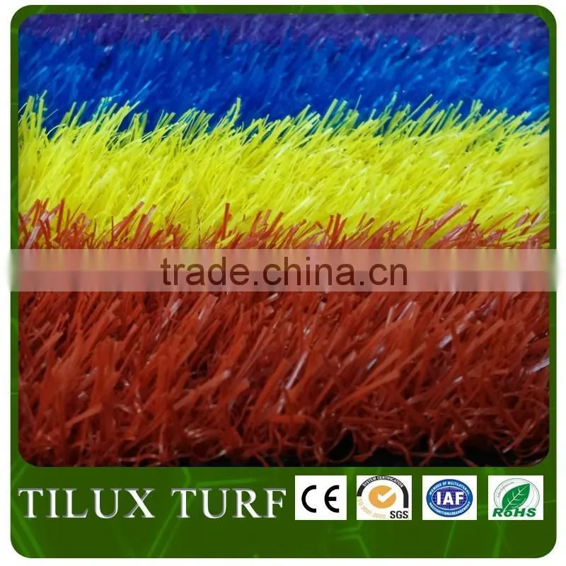 red colored artificial turf for running track factory price