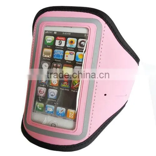 Wholesale cheap but high quality custom sport armbag for running /Factory comfortable sport gym armband adjustable strap/logo