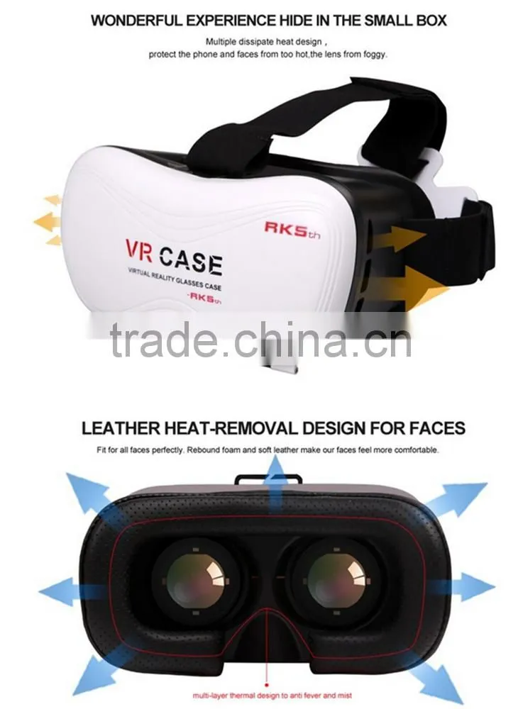 polarized gafas 3d virtual reality bril vr CASE google cardboard glass vr box iii 3.0 version capacete for Android /IOS lxl125