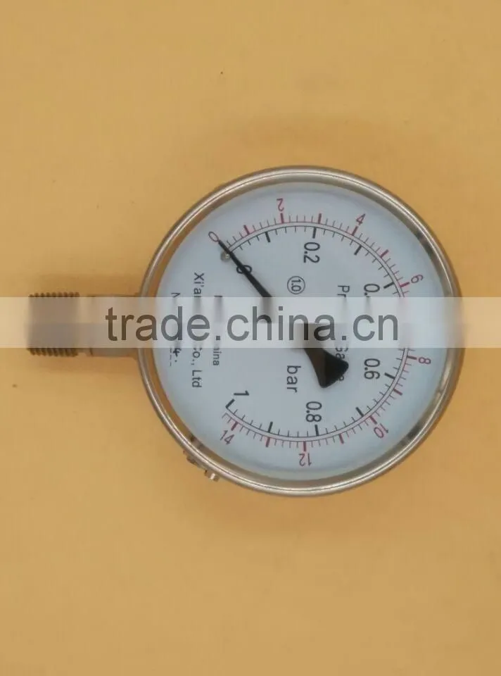 stainless steel bar pressure gauge